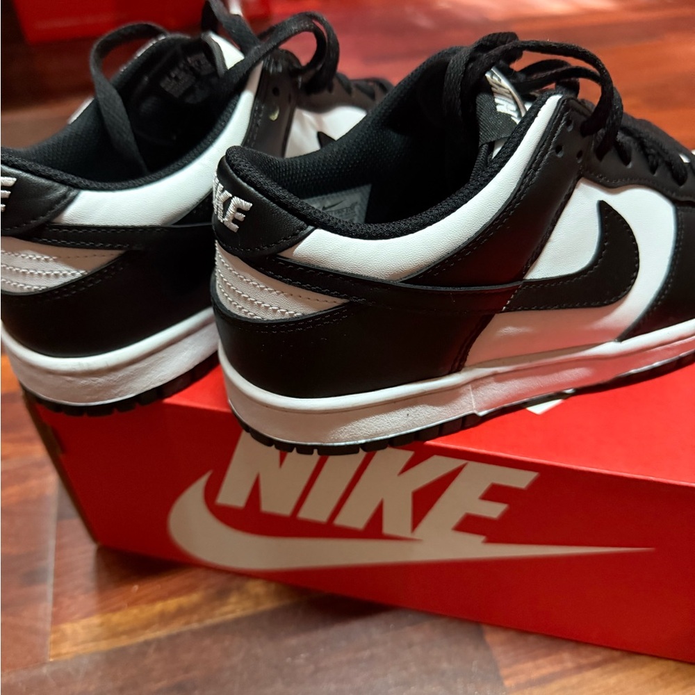 Nike Black and White Sneakers with Classic Design